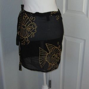 Cute beach wrap around/cover up!